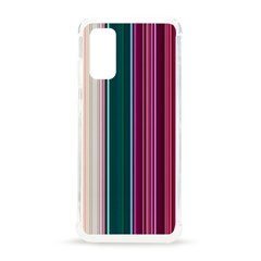 Vertical Line Color Lines Texture Samsung Galaxy S20 6 2 Inch Tpu Uv Case