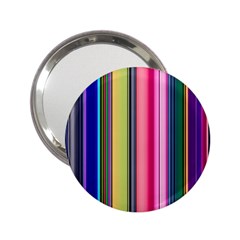 Pastel Colors Striped Pattern 2 25  Handbag Mirrors