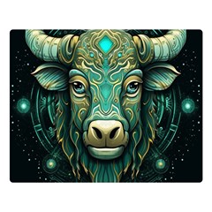 Bull Star Sign Premium Plush Fleece Blanket (large)