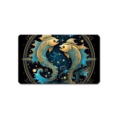 Fish Star Sign Magnet (name Card)
