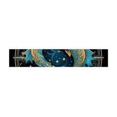 Fish Star Sign Premium Plush Fleece Scarf (mini)