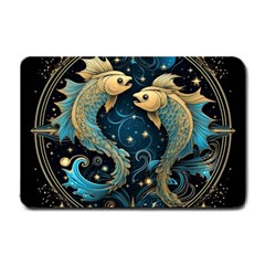 Fish Star Sign Small Doormat