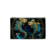 Fish Star Sign Cosmetic Bag (small) by Bangk1t