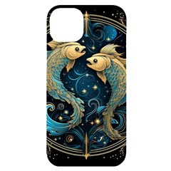 Fish Star Sign Iphone 14 Plus Black Uv Print Case by Bangk1t