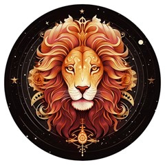 Lion Star Sign Astrology Horoscope Round Trivet