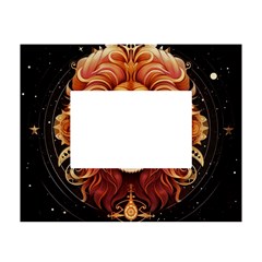 Lion Star Sign Astrology Horoscope White Tabletop Photo Frame 4 x6 