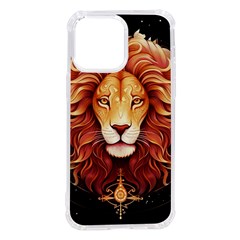 Lion Star Sign Astrology Horoscope Iphone 14 Pro Max Tpu Uv Print Case by Bangk1t