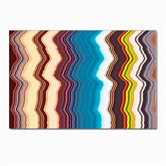 Line Vertical Lines Color Lines Postcard 4 x 6  (pkg Of 10) by Bangk1t
