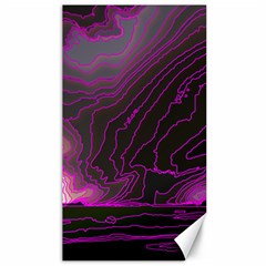 Pink Storm Pink Lightning Canvas 40  X 72  by Bangk1t