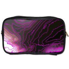 Pink Storm Pink Lightning Toiletries Bag (two Sides) by Bangk1t