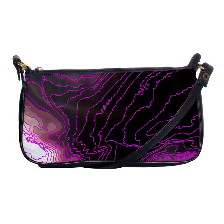 Pink Storm Pink Lightning Shoulder Clutch Bag