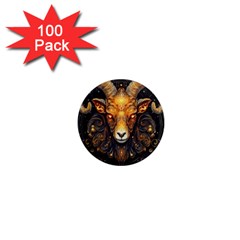 Aries Star Sign 1  Mini Magnets (100 Pack)  by Bangk1t