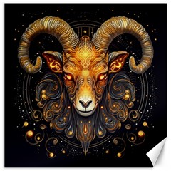 Aries Star Sign Canvas 16  X 16 