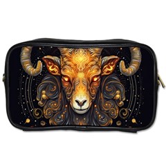 Aries Star Sign Toiletries Bag (two Sides)