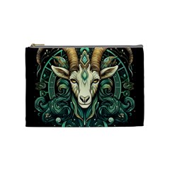 Capricorn Star Sign Cosmetic Bag (medium)