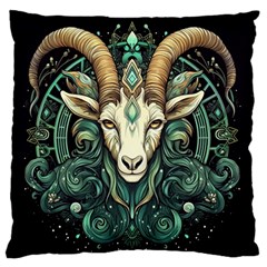 Capricorn Star Sign Standard Premium Plush Fleece Cushion Case (two Sides)