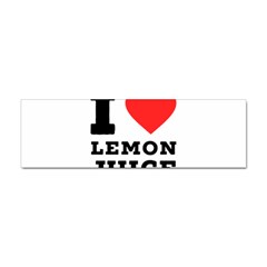 I Love Lemon Juice Sticker Bumper (100 Pack) by ilovewhateva