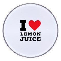 I Love Lemon Juice Wireless Fast Charger(white) by ilovewhateva