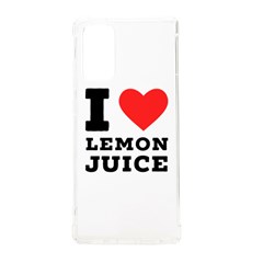 I Love Lemon Juice Samsung Galaxy Note 20 Tpu Uv Case by ilovewhateva