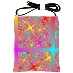 Geometric Abstract Colorful Shoulder Sling Bag