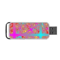 Geometric Abstract Colorful Portable Usb Flash (two Sides)