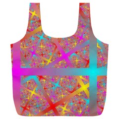 Geometric Abstract Colorful Full Print Recycle Bag (xxxl) by Bangk1t