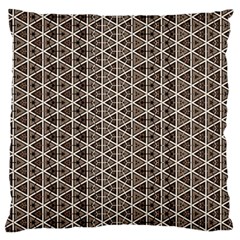 Structure Pattern Texture Hive Large Premium Plush Fleece Cushion Case (two Sides) by Bangk1t