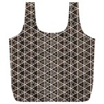 Structure Pattern Texture Hive Full Print Recycle Bag (XXXL) Back