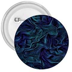 Abstract Blue Wave Texture Patten 3  Buttons by Bangk1t