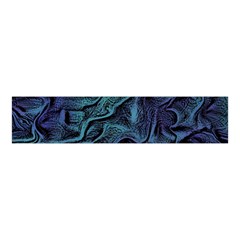 Abstract Blue Wave Texture Patten Velvet Scrunchie