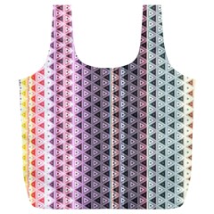 Triangle Stripes Texture Pattern Full Print Recycle Bag (xl) by Bangk1t