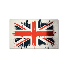 Union Jack England Uk United Kingdom London Sticker Rectangular (10 Pack)