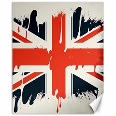Union Jack England Uk United Kingdom London Canvas 16  X 20 
