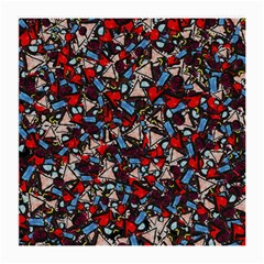 Harmonious Chaos Vibrant Abstract Design Medium Glasses Cloth (2 Sides) by dflcprintsclothing