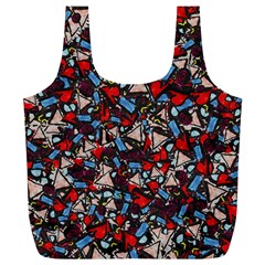 Harmonious Chaos Vibrant Abstract Design Full Print Recycle Bag (xl) by dflcprintsclothing