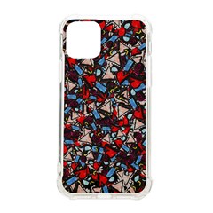 Harmonious Chaos Vibrant Abstract Design Iphone 11 Pro 5 8 Inch Tpu Uv Print Case by dflcprintsclothing