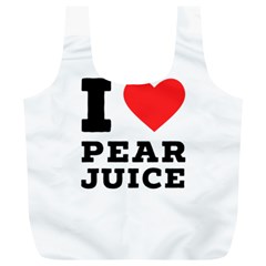 I Love Pear Juice Full Print Recycle Bag (xl)