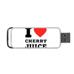 I Love Cherry Juice Portable Usb Flash (one Side) by ilovewhateva