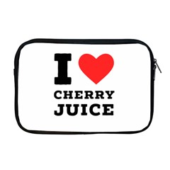 I Love Cherry Juice Apple Macbook Pro 17  Zipper Case by ilovewhateva