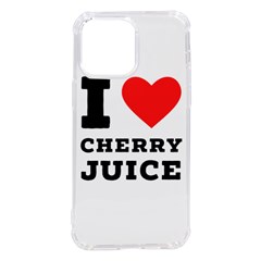 I Love Cherry Juice Iphone 14 Pro Max Tpu Uv Print Case by ilovewhateva