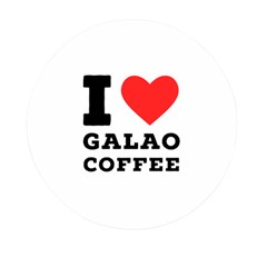 I Love Galao Coffee Mini Round Pill Box (pack Of 5)