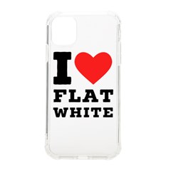 I Love Flat White Iphone 11 Tpu Uv Print Case by ilovewhateva