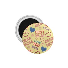 Love Mom Happy Mothers Day I Love Mom Graphic Pattern 1 75  Magnets by Ravend