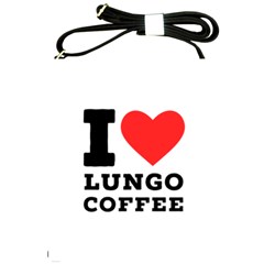 I Love Lungo Coffee  Shoulder Sling Bag by ilovewhateva