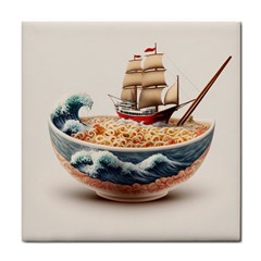 Noodles Pirate Chinese Food Food Tile Coaster by Ndabl3x
