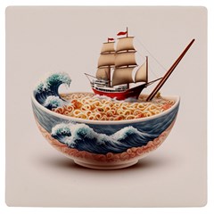 Noodles Pirate Chinese Food Food Uv Print Square Tile Coaster  by Ndabl3x