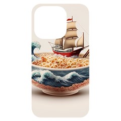 Noodles Pirate Chinese Food Food Iphone 14 Pro Black Uv Print Case by Ndabl3x
