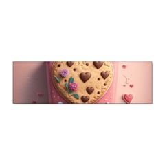 Cookies Valentine Heart Holiday Gift Love Sticker (bumper) by Ndabl3x