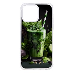 Drink Spinach Smooth Apple Ginger Iphone 14 Pro Max Tpu Uv Print Case by Ndabl3x
