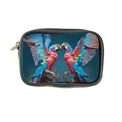 Birds Parrots Love Ornithology Species Fauna Coin Purse by Ndabl3x